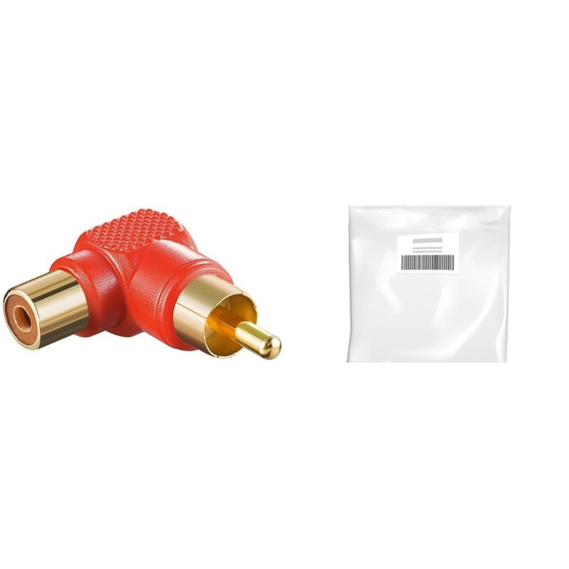 goobay A 195 R Lyd adapter Rød